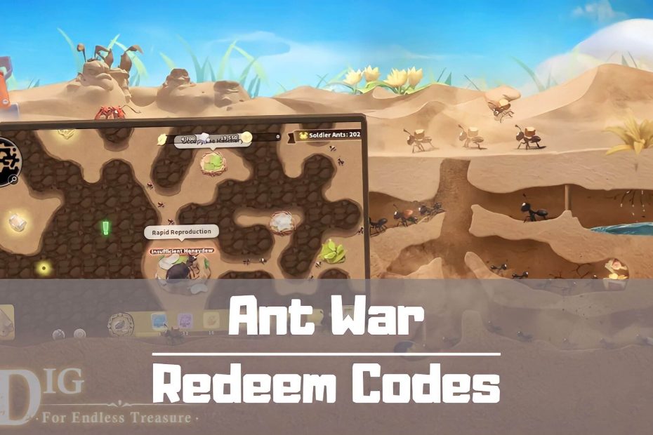 ant war new redeem gift codes