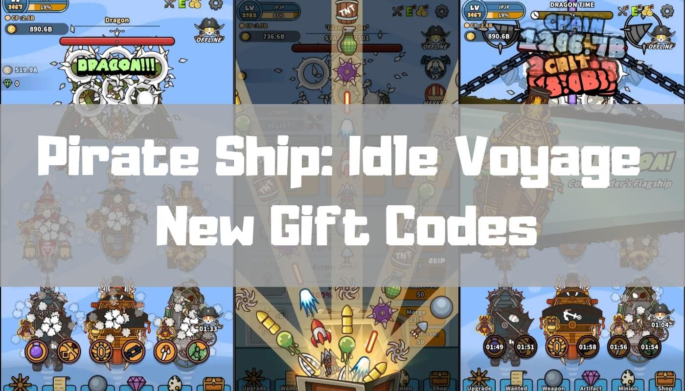 pirate ship idle voyage new gift code